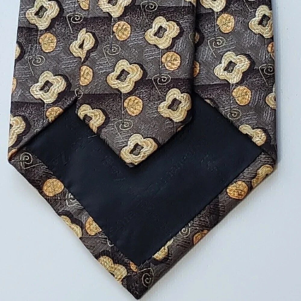 Ermenegildo Zenga Print Italian Silk Tie